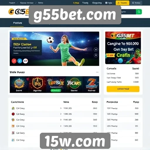 Avaliação da usabilidade do site g55bet.com