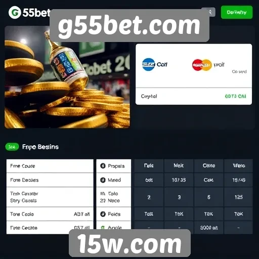 Exploração das opções de pagamento no g55bet.com